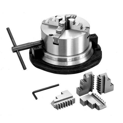 Čtyřčelisťové sklíčidlo s otočnou základnou 200 mm
