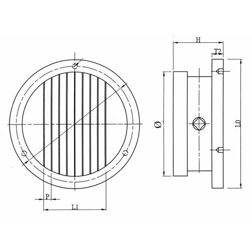 Permanentní magnetická deska 9 mm, kulatá, 150 mm