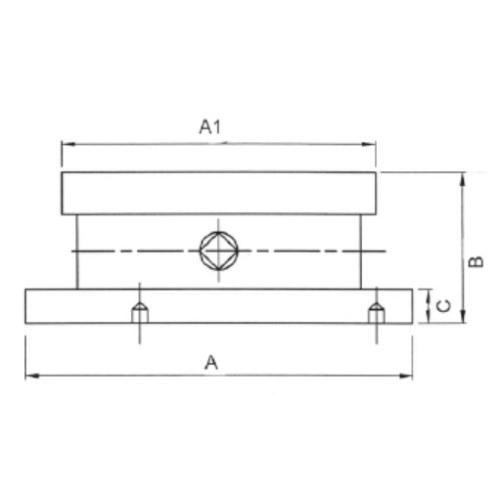 Permanentní magnetická deska 9 mm, kulatá, 300 mm