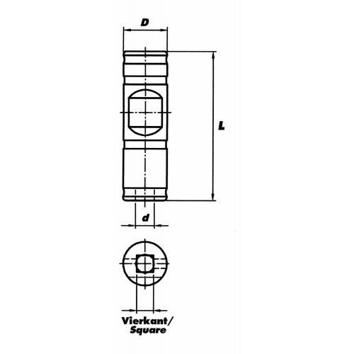 Upínací pouzdro pro šroubové závitníky 10 x 3,5