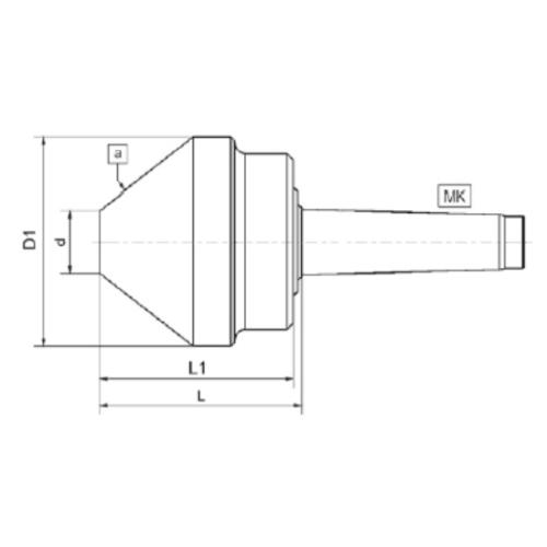 Otočný středicí kužel D=200, MT 6