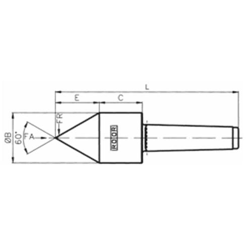 Trubkový trn, 60°, MT 3, typ SU