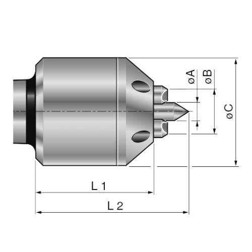 Mechanický čelní unašeč typu A, MT 3, 12–25 mm