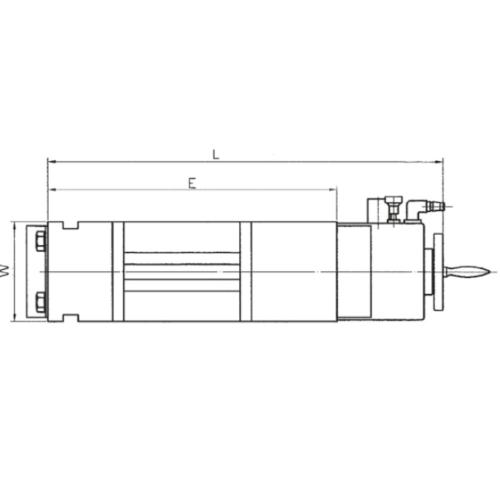 Pneumatický svěrák JW 200, kap. 200