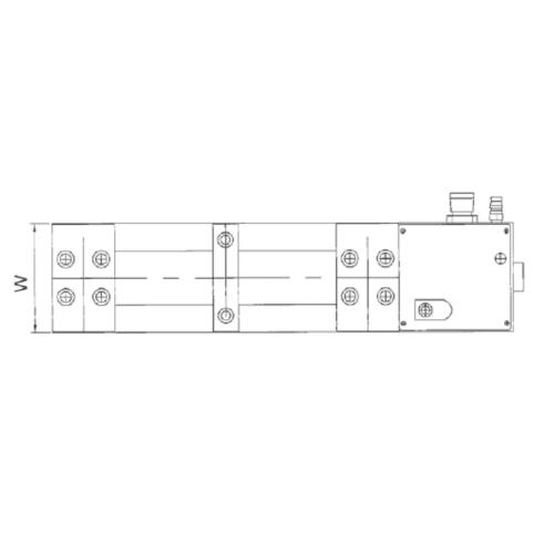Pneumatický dvojitý svěrák, JW 130