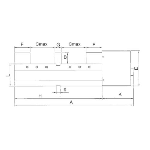 Pneumatický dvojitý svěrák, JW 160