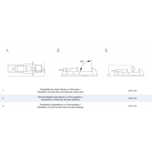 Strojní svěrák mech.-hydr. JW 100