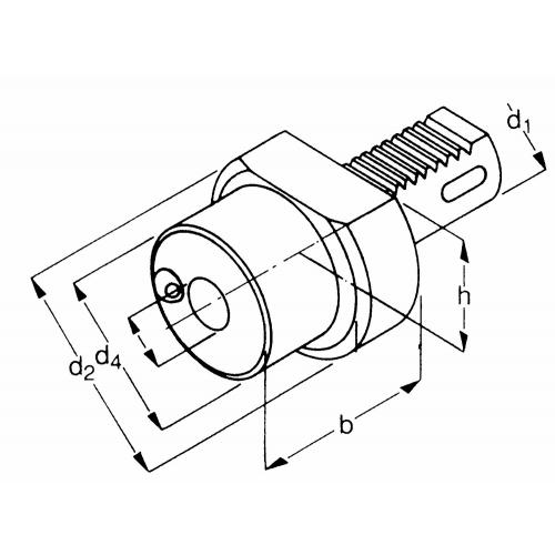 Držák s Morse kuželem F – 20 x 1