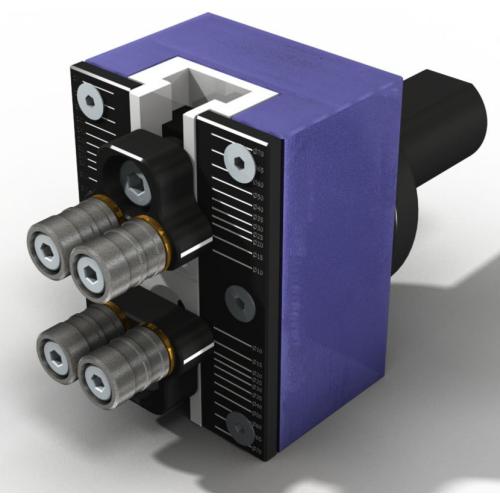 Chapač tyčí válc. Ø 25 mm, s uchopovacími válečky