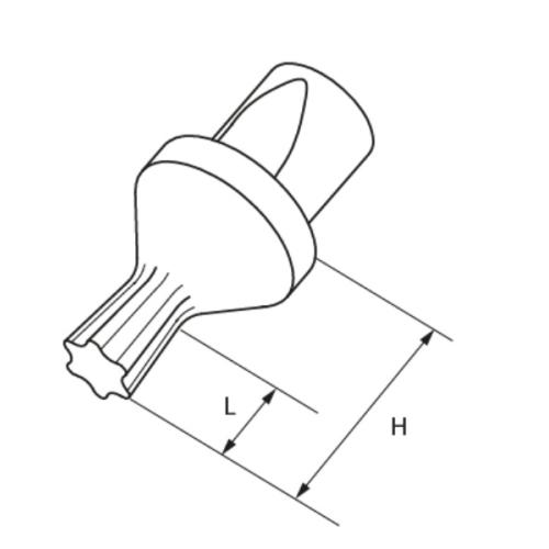 Průtlačník velikost 16, Torx 30,0
