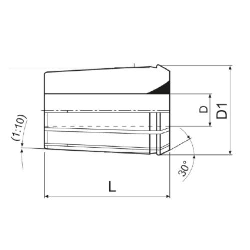 Kleština OZ, DIN 6388 A, typ 444E Ø 11,0