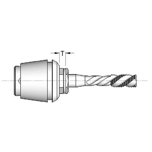 Kleština s délkovou kompenzací ER 25, Ø 10,0