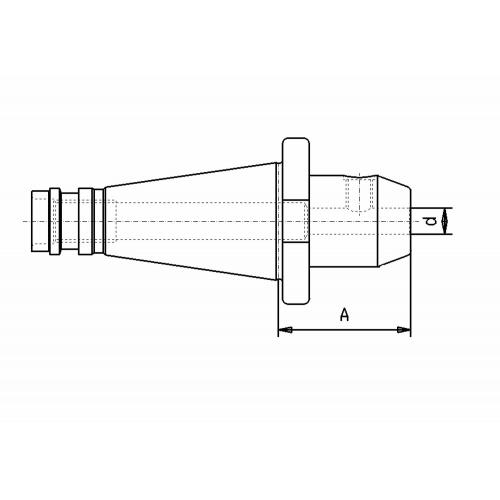 Weldon DIN 2080, SK 40, Ø 6 x 50