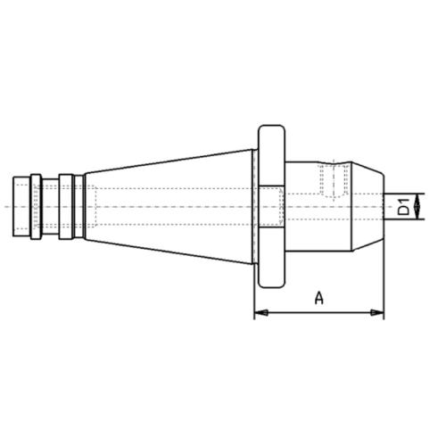 Weldon DIN 2080, SK 40, Ø 20 x 63