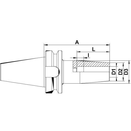 Smršťovací sklíčidla MAS-BT 40, Ø 3 x 90
