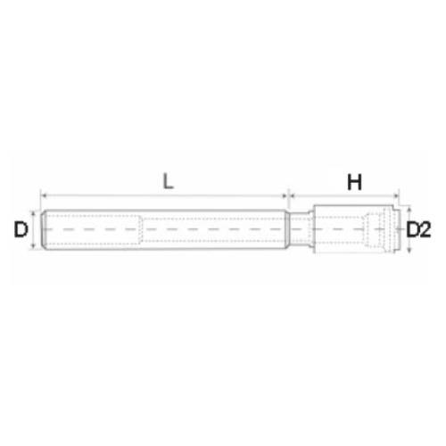 Kleštinové sklíčidlo Erickson DK10 (418E) Ø 25 x 76 mm