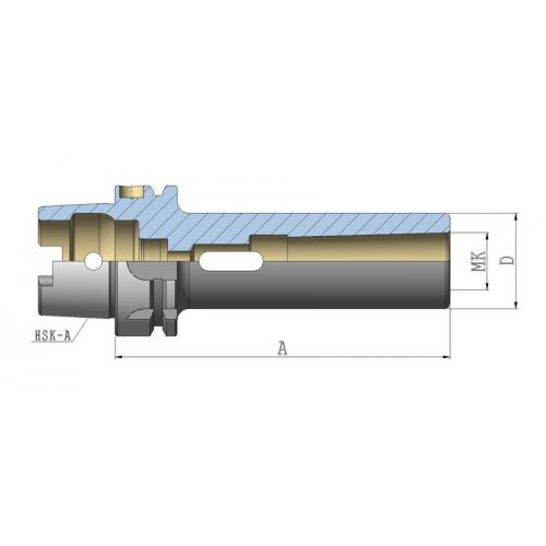 MT adaptér HSK-A 63, MT 1