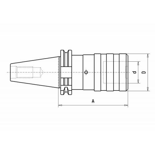 Rychlovýměnné závitovací sklíčidlo DIN 69871, SK40, velikost 1