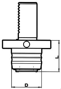 Synchronní závitovací sklíčidlo VDI 40, velikost 1