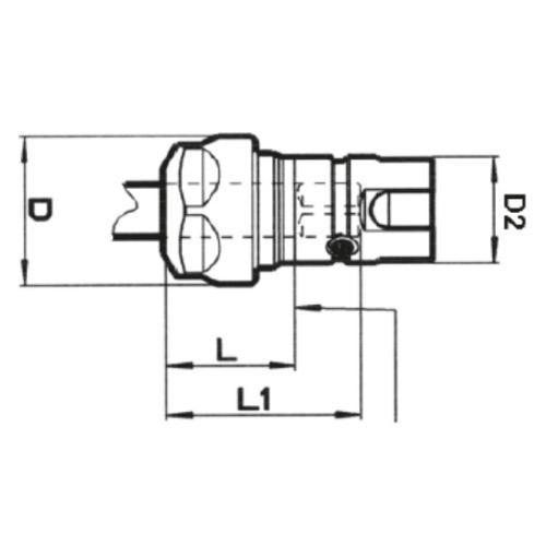 Vložka pro synchronní závitovací sklíčidlo velikost 1, ER 16