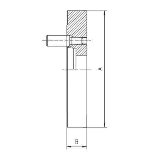 Ocelová příruba hladká 315, DIN 55029-8"