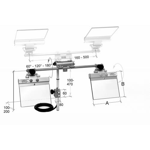 Dvojitý ochranný kryt pro brusku 160 mm