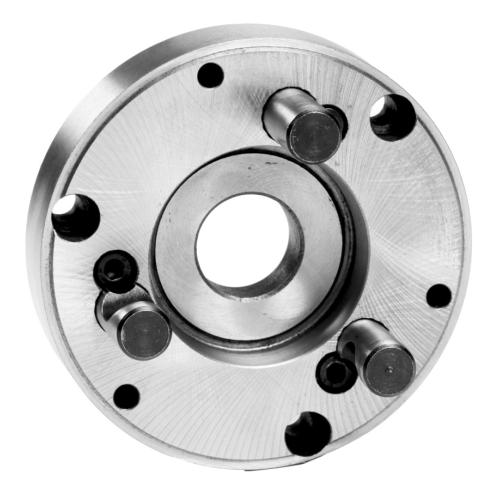 Ocelová příruba pro sklíčidlo s jemným radiálním nastavením Ø 125, DIN 55029-5"