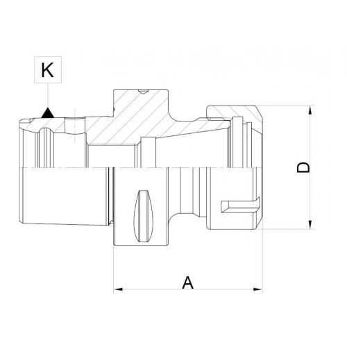 Kleštinové pouzdro Polygonal vel. 6, ER 16 x 100