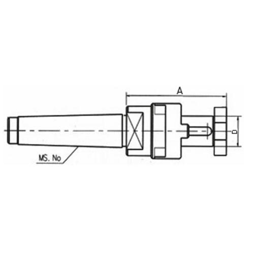 Kombinovaný nástrčný frézovací trn MK 5 Ø 22