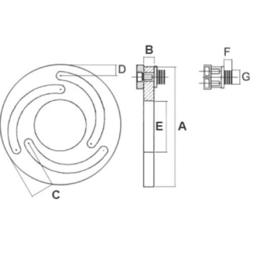 Upínací přípravky pro otáčení čelistí pro silová sklíčidla typu 215