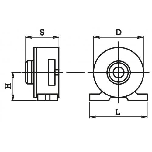 Pneumatické kleštinové sklíčidlo pro kleštiny 161E (2–26 mm)