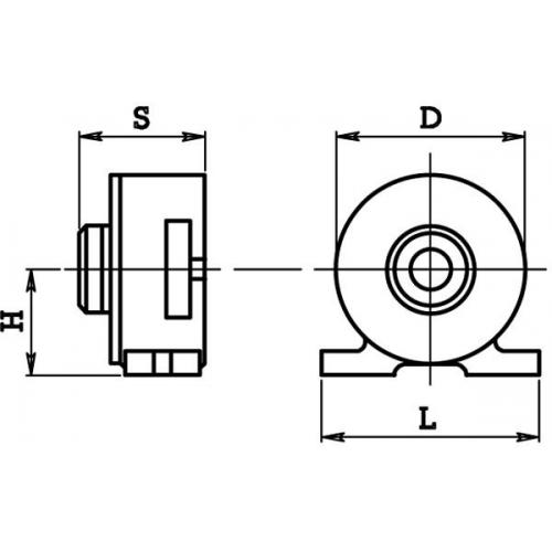 Pneumatické kleštinové sklíčidlo pro kleštiny 173E (3–42 mm)