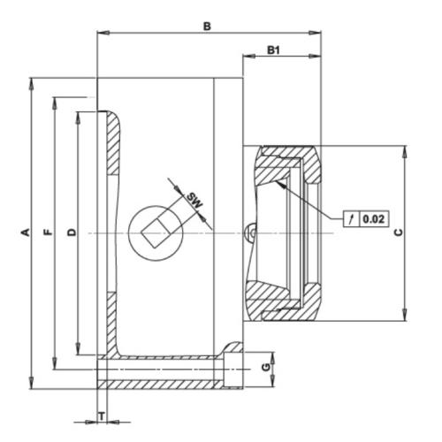 Kleštinové sklíčidlo pro 161E, ruční, DIN 6350